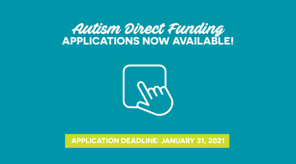 NOW AVAILABLE: 2021 Autism Direct Funding (ADF) Applications thumbnail