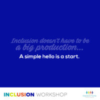 Inclusion Workshop (Held In-Person) thumbnail